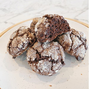 Chocolate Crackle Cookies